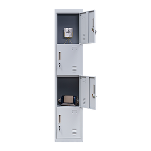 4-Door Vertical Locker For Office Gym Shed School Home Storage