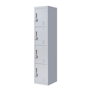 4-Door Vertical Locker For Office Gym Shed School Home Storage