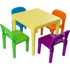 Kids Table And Chairs Play Set Toddler Child Toy Activity Furniture In-Outdoor