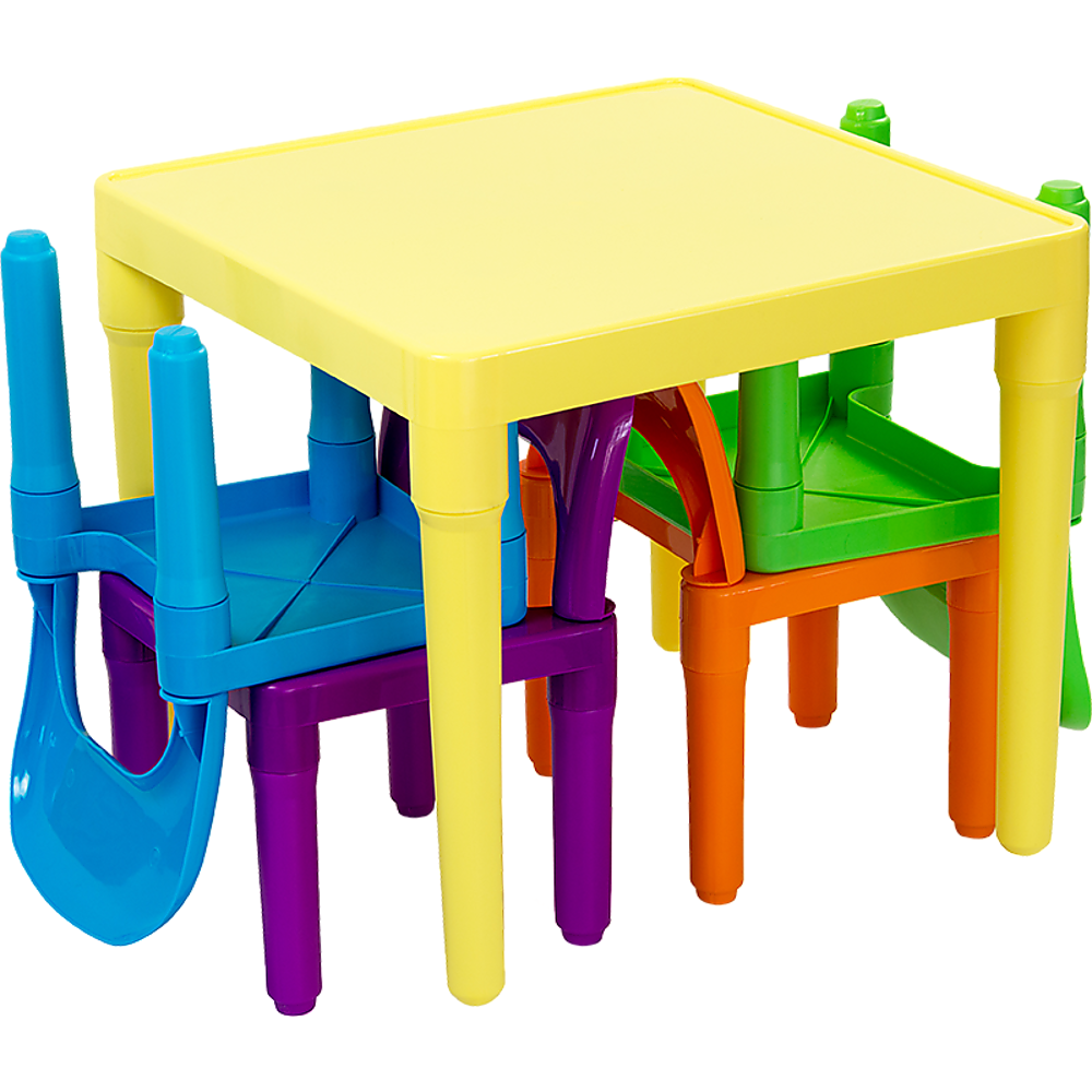 Kids Table And Chairs Play Set Toddler Child Toy Activity Furniture In-Outdoor