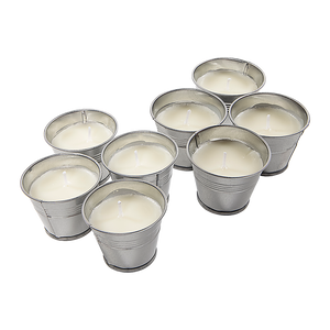 8X Mosquito Insect Bug Repellent Small Bucket Citronella Candles