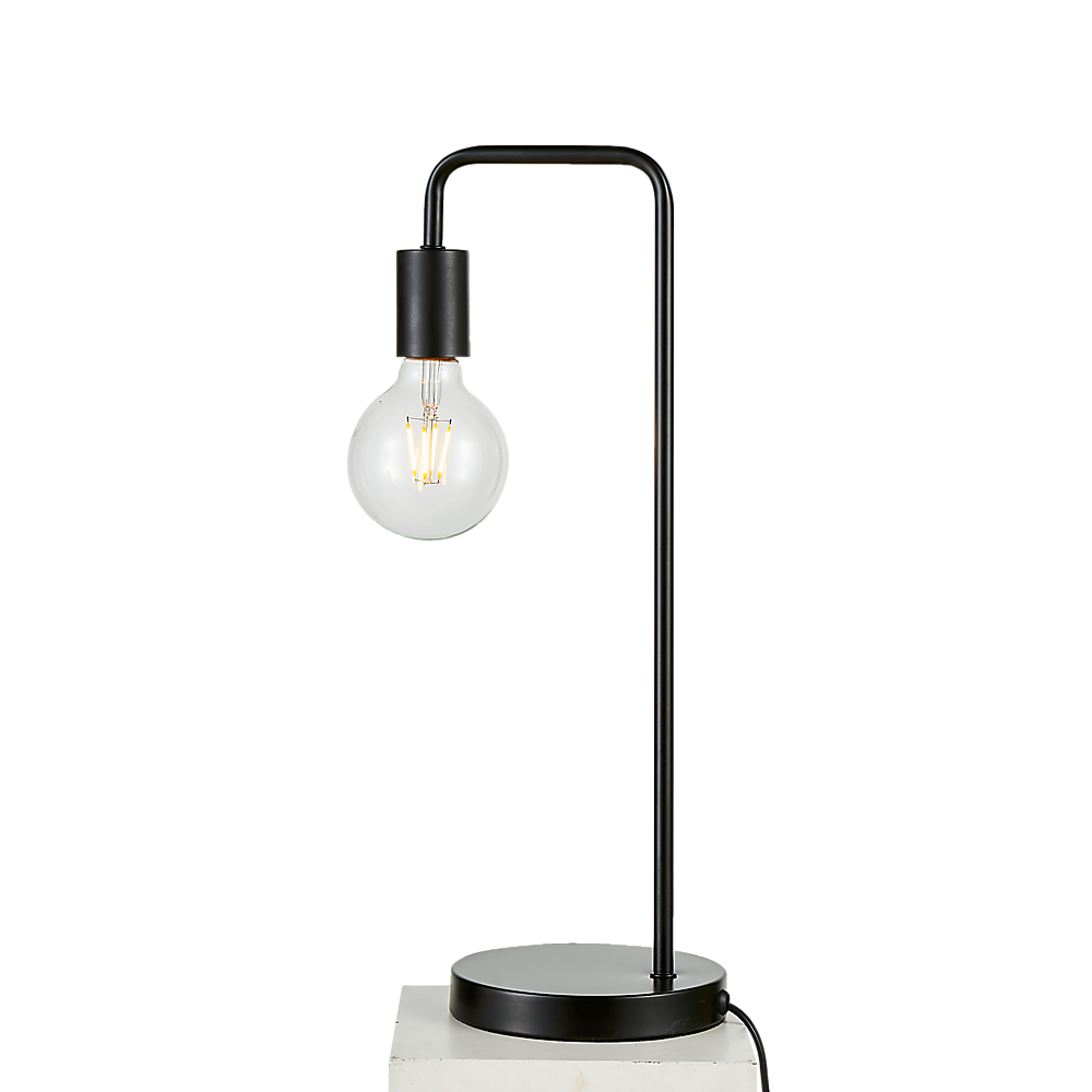 Modern Table Lamp Desk Light Bedside Bedroom Black