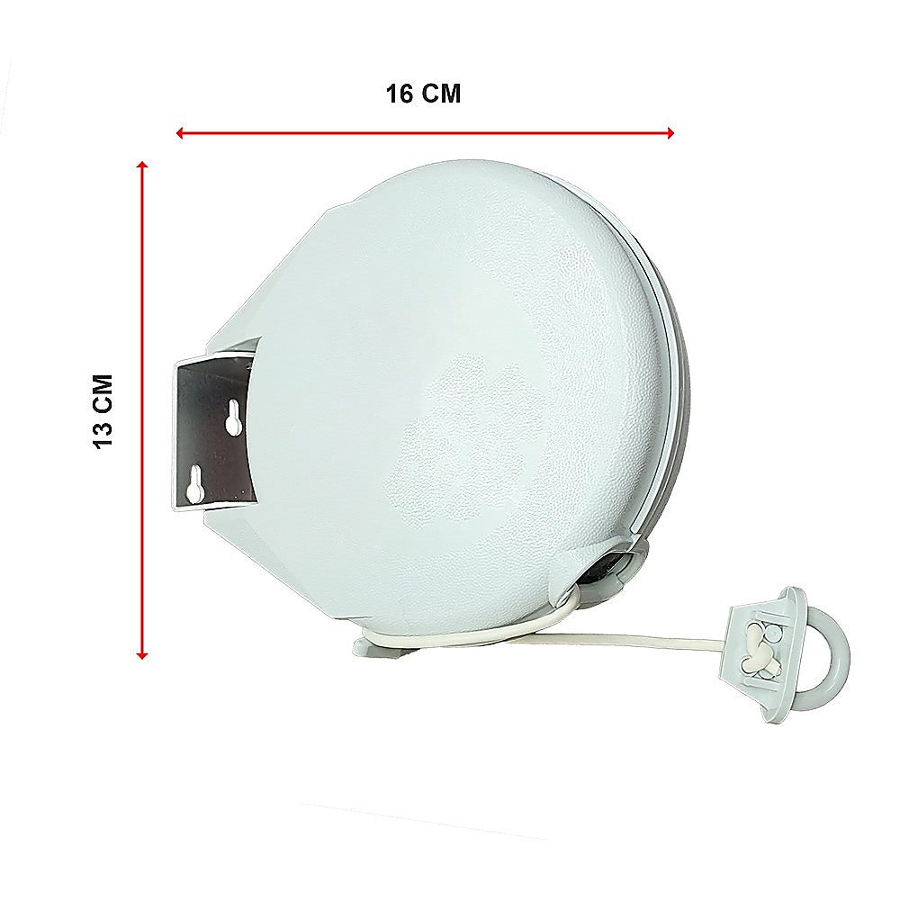 Randy & Travis Machinery Retractable Clothesline Hang Line 20 Ft Retracts Automatically