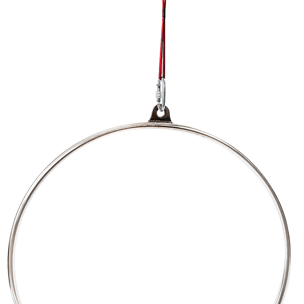 Aerial Yoga Hoop 90Cm Lyra Circus Single Point Ring Set