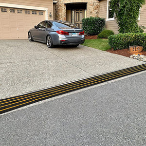 Car Driveway Curb Ramp Rubber 10000 Kg Industrial Capacity