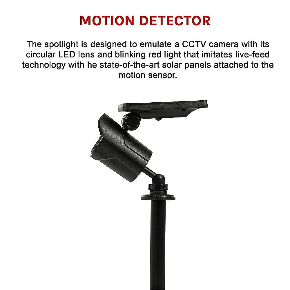 Randy & Travis Machinery Solar Led Spotlight - Solar-Powered Motion-Activated Security Light