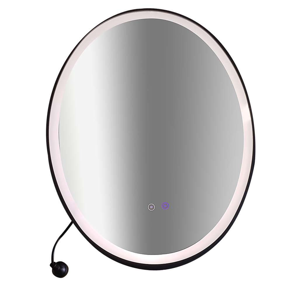 Oval Mirror Led Anti-Fog Illuminated Bathroom Living Room