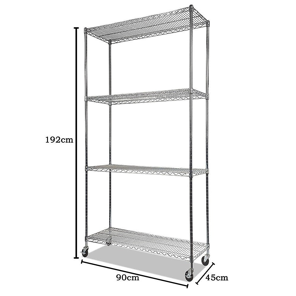 Modular Wire Storage Shelf 900 X 450 1800Mm Steel Shelving