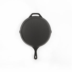 Non-Stick Frying Pan Cast Iron Steak Skillet Round Bbq Grill Cookware 30Cm