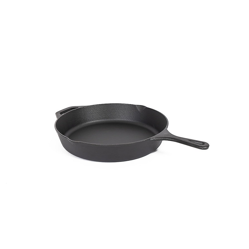 Non-Stick Frying Pan Cast Iron Steak Skillet Round Bbq Grill Cookware 30Cm