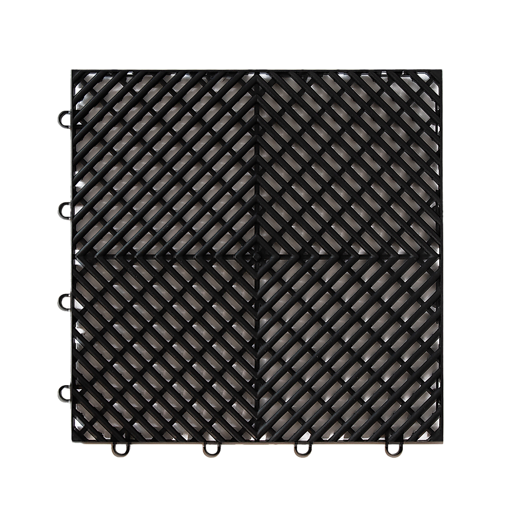 Randy & Travis Machinery Vented Garage Floor Tiles | Snow Water Drainage 30X30cm