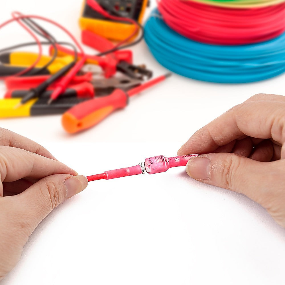 250Pc Heat Shrink Spade Connectors Quick Disconnect Wire Electrical