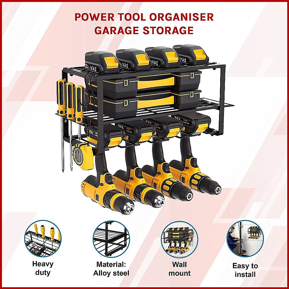 Randy & Travis Machinery Power Tool Organiser Garage Storage