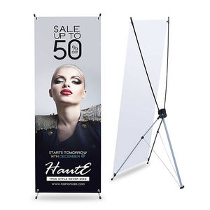 X Banner Stand 180 90Cm Portable Display