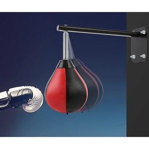 Randy & Travis Machinery Speed Bag Boxing Punching Wall Mount Reflex Training