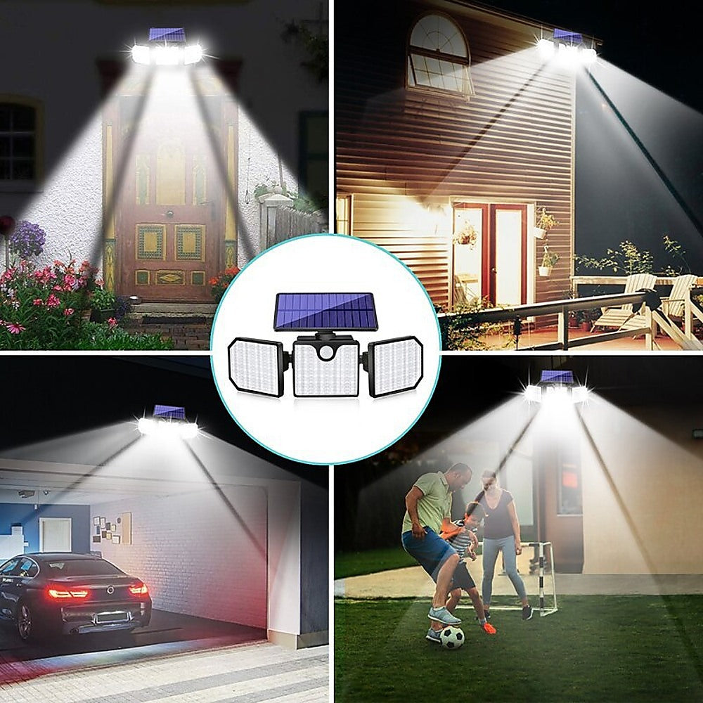 230 Led Solar Lights Outdoor 260Lm Waterproof Motion Sensor Security Wall Lamp