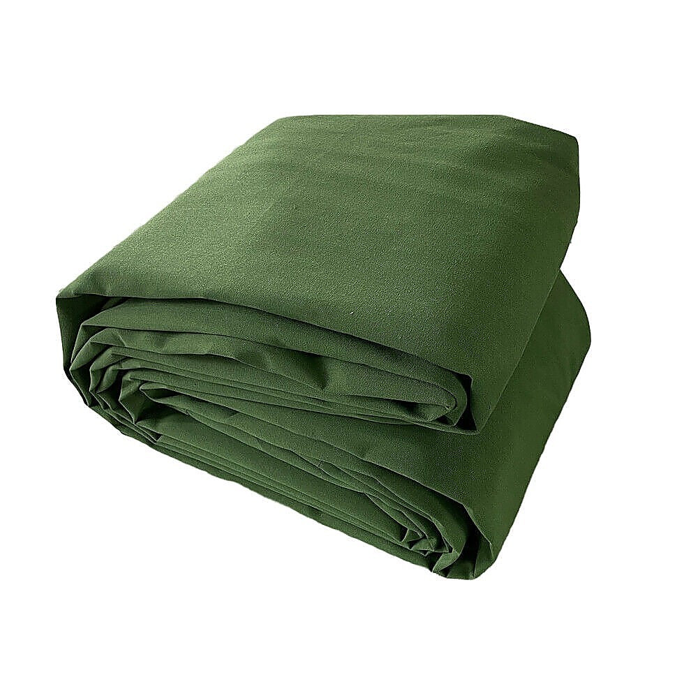 3X4m Army Heavy Duty Waterproof Canvas Tarp Tarpaulin Sun Blocked Dustproof