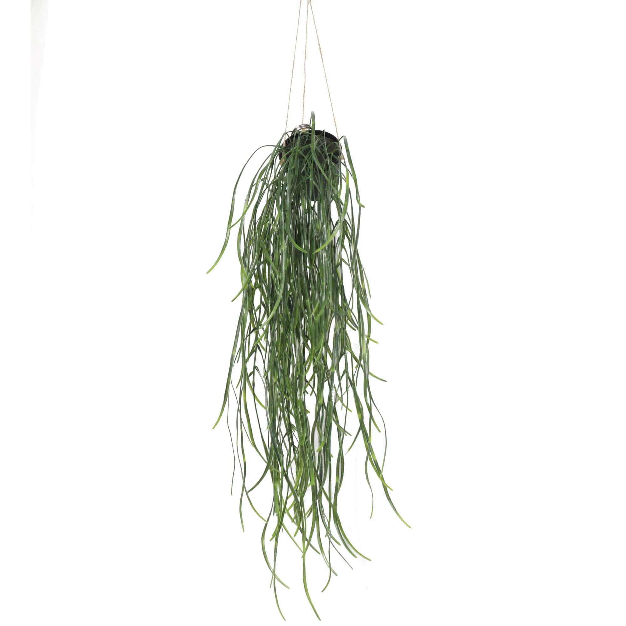 Artificial Hanging Potted Plant (Willow Leaf) 66Cm Uv Resistant