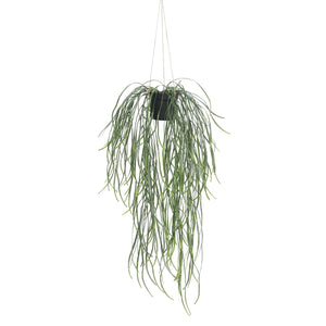 Artificial Hanging Potted Plant (Willow Leaf) 66Cm Uv Resistant