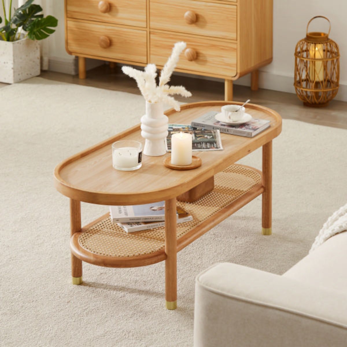 Lauren Natural Coffee Table