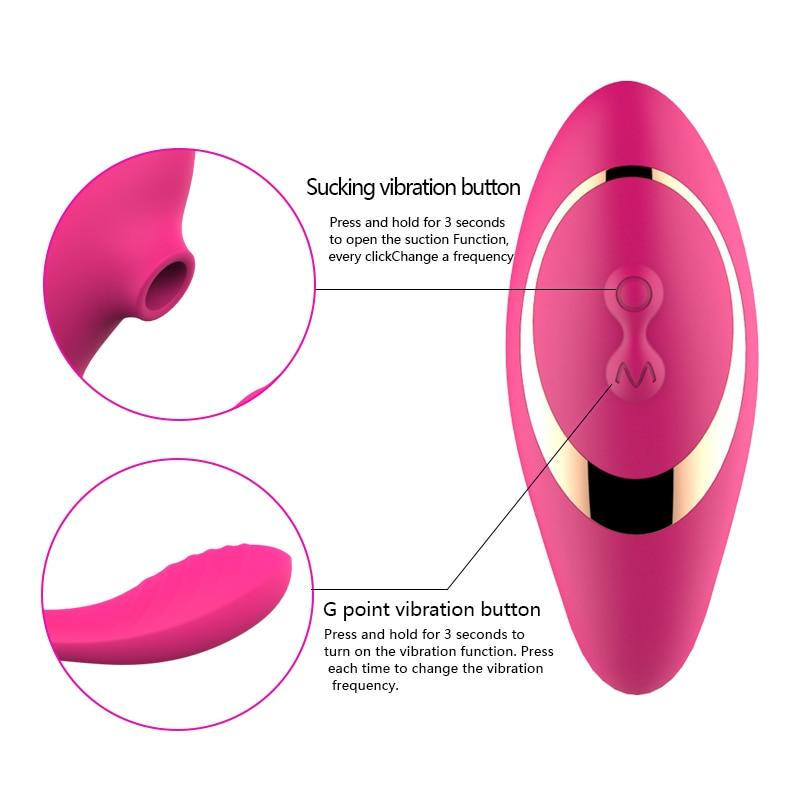 Clitoral Sucking Vibrator Usb Rechargeable G-Spot Stimulation Bdsm