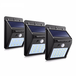 Home Garden Wall Mounted Led Motion Sensor Solar Lights