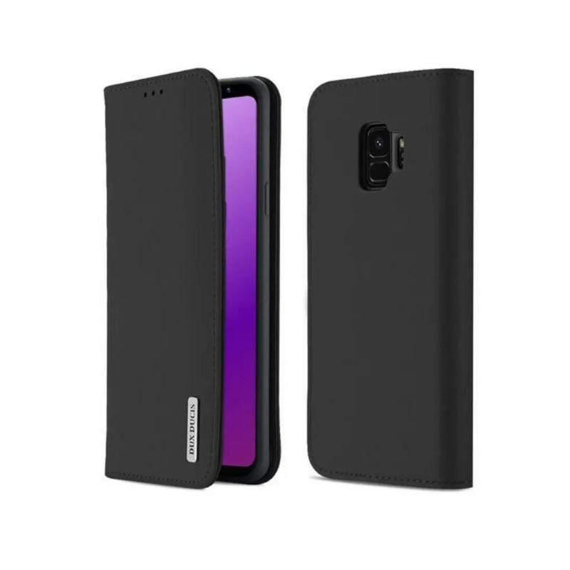 Genuine Leather Cover Case For Samsung Galaxy S20 S21 S22 S23 S24 Magnet Flip Card Slot