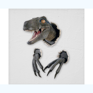 Wall Statue Portable Emulsion Realistic Artificial Dinosaur Animal Ornament