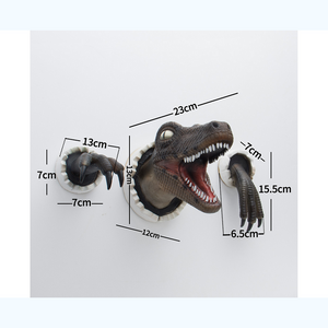 Wall Statue Portable Emulsion Realistic Artificial Dinosaur Animal Ornament