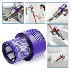 Replacement Washable Filter Unit For Dyson V10 Generic Vacuum Cleaners