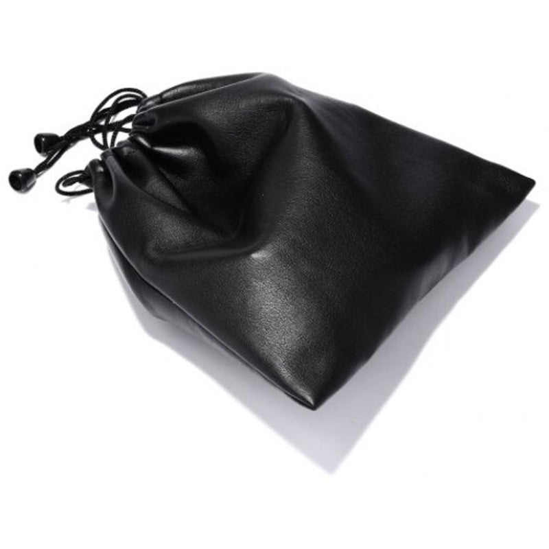 Waterproof Drawstring Storage Bag For Foldable Headset Black