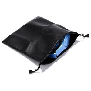 Waterproof Drawstring Storage Bag For Foldable Headset Black