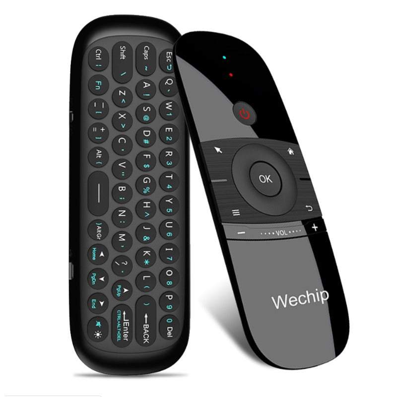 Tv Remote Controls We Chip W1 Mini Keyboard Wireless Qwerty 2.4G Air Mouse