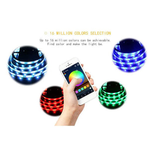 Strip Lights Wi Fi Smart 10M Waterproof Led 5050 Rgb 300 Leds Colour Changing 24 Keys Remote Control And 12V 6A Power Su