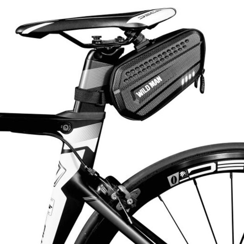 Es7 After The End Of Mountain Bicycle Saddle Package Hard Road Riding Bike Tail Bag Packet Black