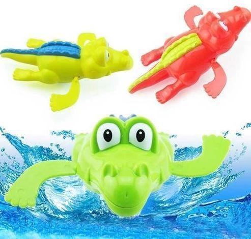 Wind Up Swimming Animals Cute Bath Toys Water Fun