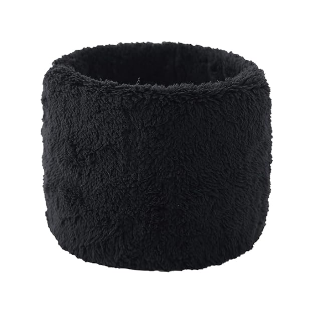 Winter Velvet Snood Thick Scarves Single Circle Plus Fleece Solid Colour Scarf