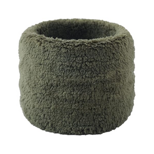 Winter Velvet Snood Thick Scarves Single Circle Plus Fleece Solid Colour Scarf
