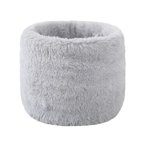 Winter Velvet Snood Thick Scarves Single Circle Plus Fleece Solid Colour Scarf