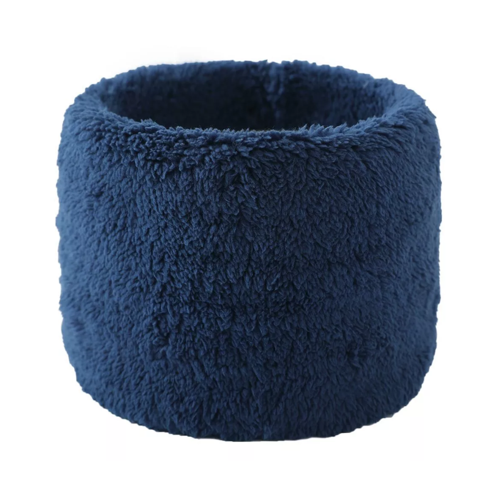 Winter Velvet Snood Thick Scarves Single Circle Plus Fleece Solid Colour Scarf