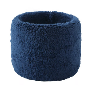 Winter Velvet Snood Thick Scarves Single Circle Plus Fleece Solid Colour Scarf