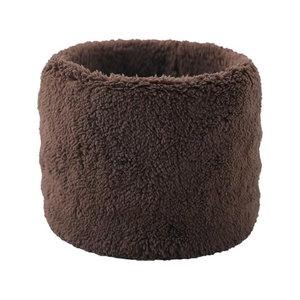Winter Velvet Snood Thick Scarves Single Circle Plus Fleece Solid Colour Scarf