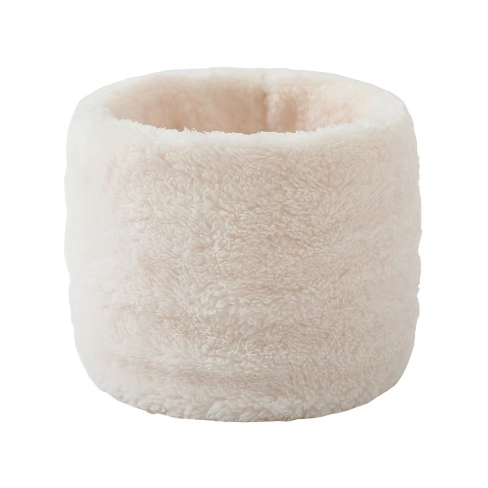 Winter Velvet Snood Thick Scarves Single Circle Plus Fleece Solid Colour Scarf