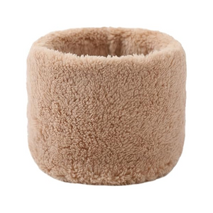 Winter Velvet Snood Thick Scarves Single Circle Plus Fleece Solid Colour Scarf