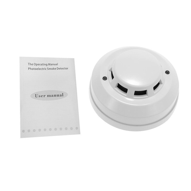 Wired Photoelectric Smoke Detector High Sensitive Alarm Sensor