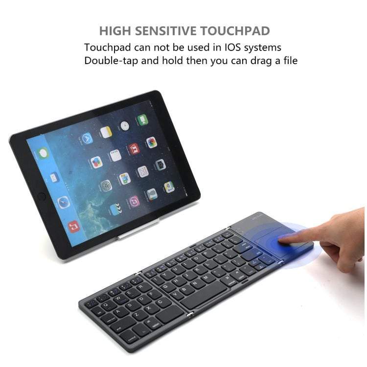 Computer Keyboards Wireless Bluetooth Folding Mini Foldable Portable B ...