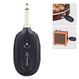 Guitar Accessories Wireless System Electric Guitars Transmitter And Receiver Set Built In Rechargeable Battery 30M Trans