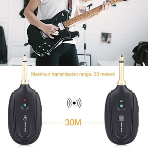 Guitar Accessories Wireless System Electric Guitars Transmitter And Receiver Set Built In Rechargeable Battery 30M Trans