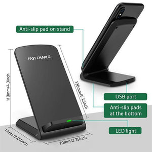 Wireless Phone Chargers Smartphone Stand Dock