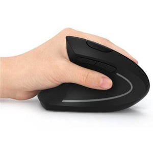 Wireless Vertical Mouse Left Hand Ergonomic Usb Optical Pc Gaming Black